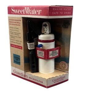 SweetWater Guardian Microfilter Water Purifier Hiking Camping Backpacking NOS
